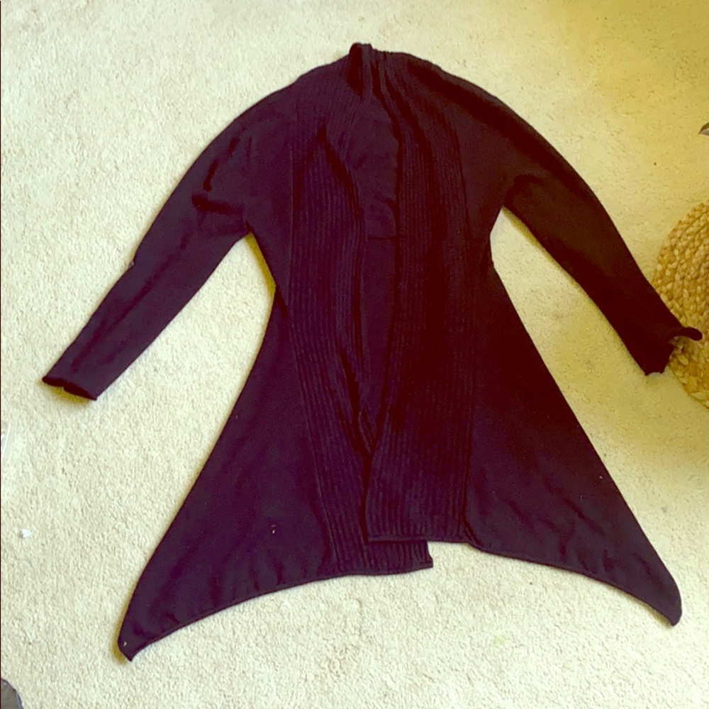 Black knit sweater